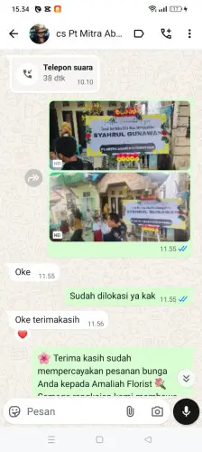 Testimonial Papan Bunga narawita