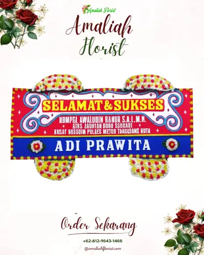 Karangan Bunga Ucapan Selamat narawita